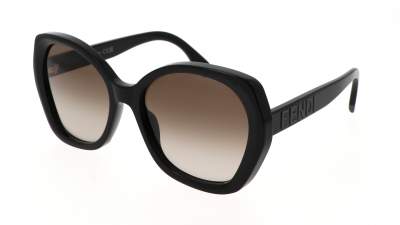 FENDI Lettering FE40112I 01F 57-18 Schwarz