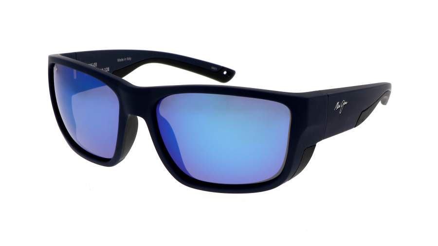 Sonnenbrille Maui Jim Amberjack B896-03 60-18 Blau auf Lager