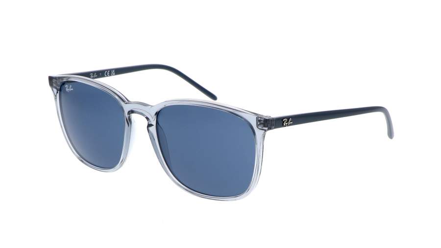 Occhiali da sole Ray-Ban RB4387 6399/80 56-18 Transparent Blue in stock