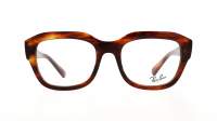 Ray-Ban Leonid RX7225 RB7225 8315 54-20 Striped Havana