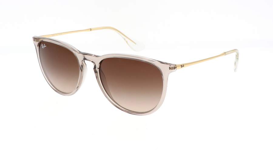 Occhiali da sole Ray-Ban Erika RB4171 6744/13 54-18 Transparent light brown in stock