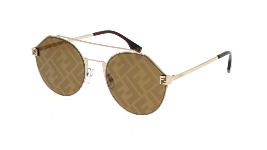Occhiali da sole FENDI Sky FE40060U 10G 55-21 Oro in stock