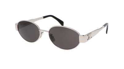 CELINE Triomphe metal CL40235U 16A 54-18 Argento