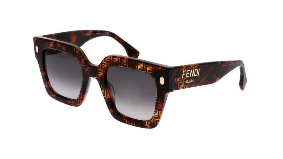Occhiali da sole FENDI Roma FE40101I 55B 50-23 Havana in stock
