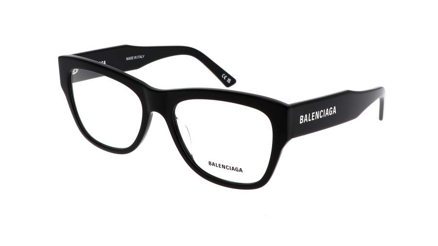 Brille Balenciaga Asian smart fitting BB0309O 001 54-17 Schwarz auf Lager