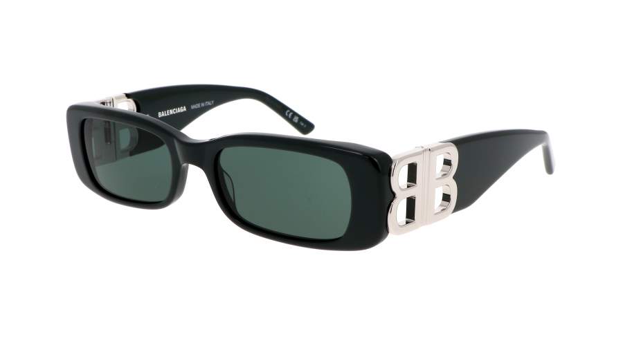 Sonnenbrille Balenciaga Everyday BB0096S 018 51-18 Grün auf Lager