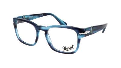 Lunettes de vue Persol PO3334V 1193 53-20 Striped Blue en stock
