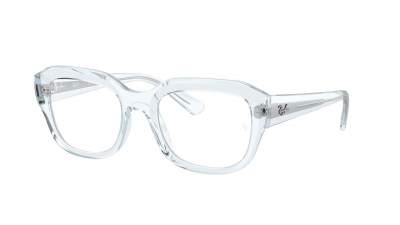 Eyeglasses Ray-Ban Leonid RX7225 RB7225 8319 52-20 Transparent Light Blue in stock