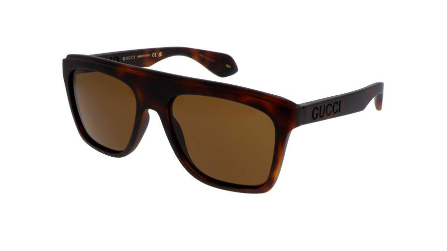 Sunglasses Gucci Lettering GG1570S 002 57-18 Tortoise in stock
