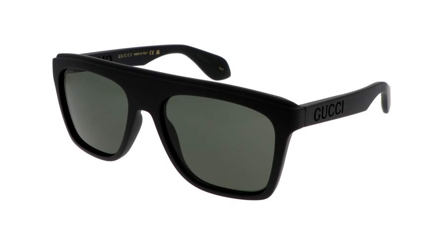 Occhiali da sole Gucci Lettering GG1570S 001 57-18 Nero in stock