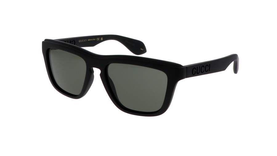 Occhiali da sole Gucci Lettering GG1571S 001 55-18 Nero in stock