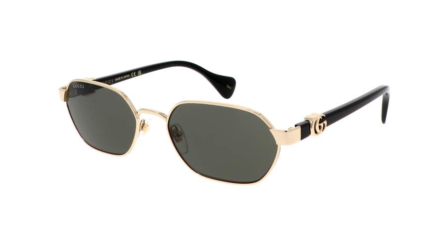 Occhiali da sole Gucci Gg logo GG1593S 001 56-18 Oro in stock