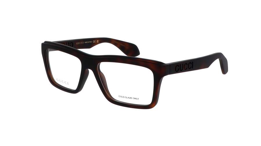Brille Gucci Rivets GG1573O 002 55-16 Havanna auf Lager