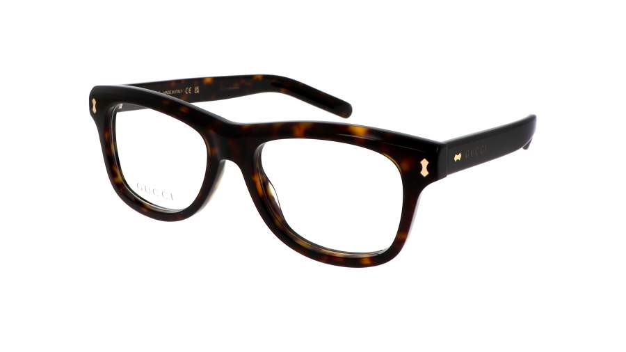 Occhiali da vista Gucci Rivets GG1526O 002 52-18 Havane in stock