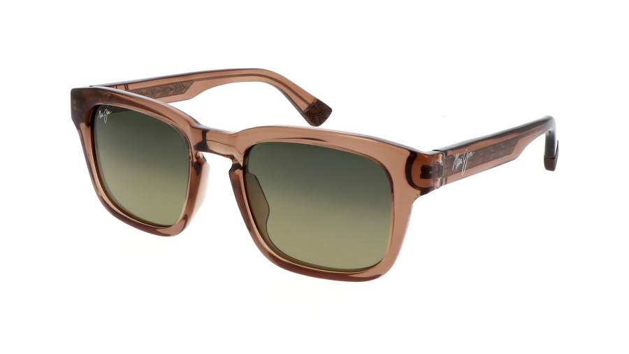 Occhiali da sole Maui Jim Maluhia HTS643-01 52-20 Shiny trans light brown in stock