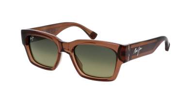 Maui Jim Kenui HTS642-01A 53-18 Shiny trans light brown