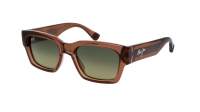 Maui Jim Kenui HTS642-01A 53-18 Shiny trans light brown