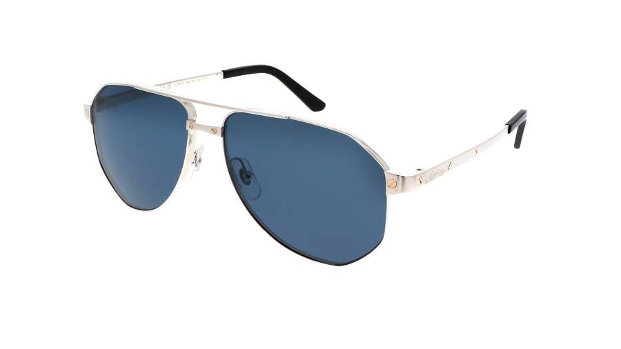 Sonnenbrille Cartier Core range CT0461S 002 60-14 Silber auf Lager