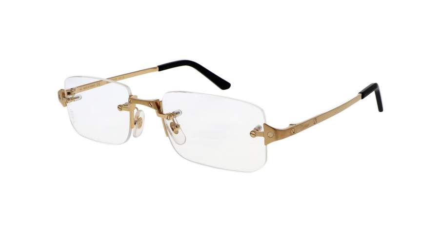 Eyeglasses Cartier Core range CT0479O 001 54-21 Gold in stock