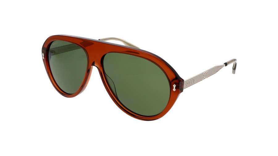 Occhiali da sole Gucci Lettering GG1515S 003 61-13 Marrone in stock