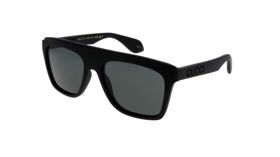 Occhiali da sole Gucci Lettering GG1570S 006 57-18 Nero in stock