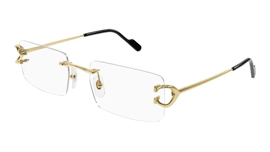 Occhiali da vista Cartier Core range CT0488O 001 56-19 Oro in stock