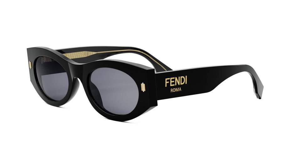 Occhiali da sole FENDI Roma FE40125I 01V 52-21 Nero in stock