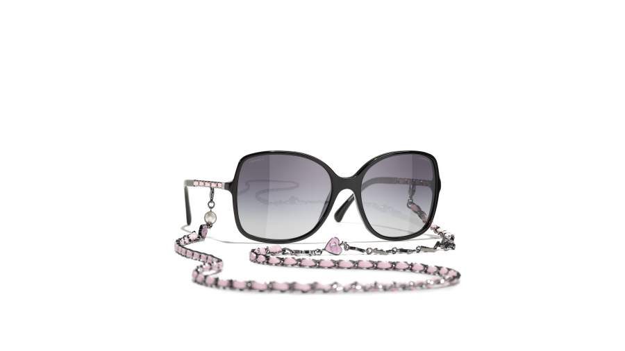Occhiali da sole CHANEL Chaîne CH5210Q 1663/S6 57-17 Ecaille in stock