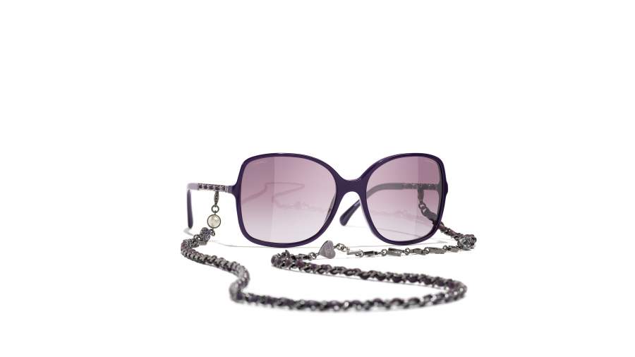 Occhiali da sole CHANEL Chaîne CH5210Q 1758/8H 57-17 Ecaille in stock