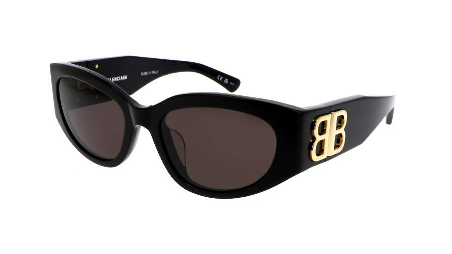 Sonnenbrille Balenciaga Everyday BB0324SK 002 55-19 Schwarz auf Lager