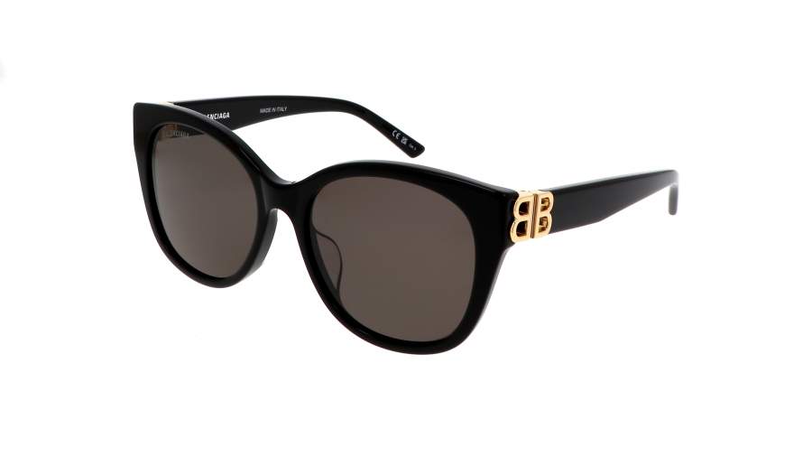 Sonnenbrille Balenciaga BB0103SA 001 57-18 Schwarz auf Lager