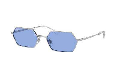 Occhiali da sole Ray-Ban Yevi Pulse Bio-Based RB3728 003/80 58-18 Argento in stock