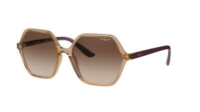 Lunettes de soleil Vogue Eyewear VO5361S 282613 55-16 Transparent Caramel en stock