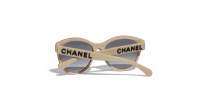 CHANEL CH5458 1520/S6 55-17 Beige