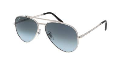 Occhiali da sole Ray-Ban New aviator RB3625 003/3M 62-14 Argento in stock
