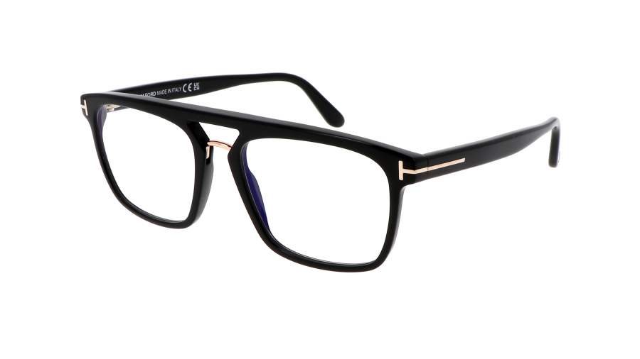 Brille Tom Ford FT5942-B/V 001 54-18 Schwarz auf Lager