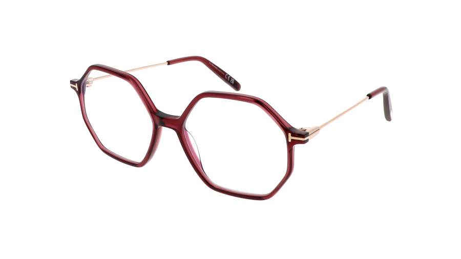 Lunettes de vue Tom Ford FT5952-B/V 069 54-16 Bordeaux en stock