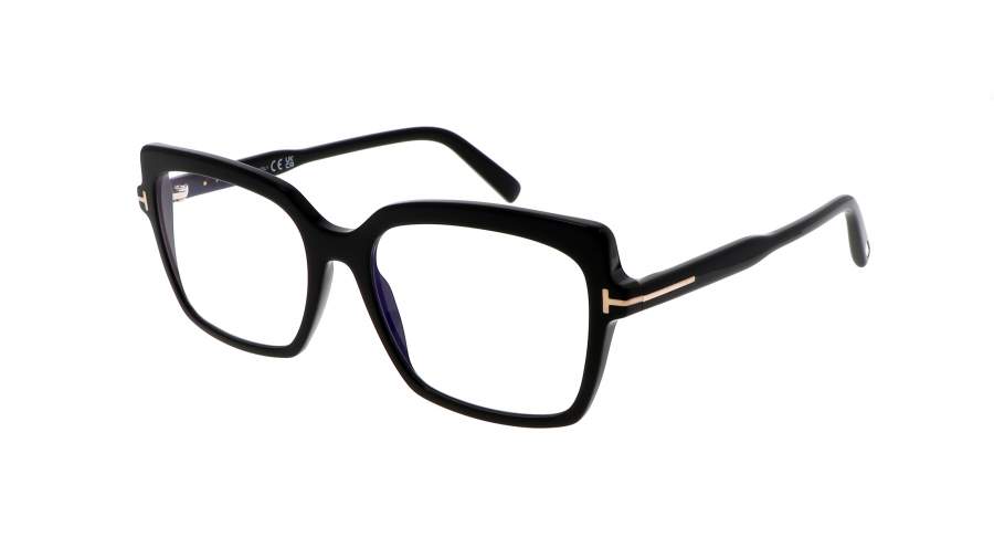 Brille Tom Ford FT5947-B/V 001 54-17 Schwarz auf Lager