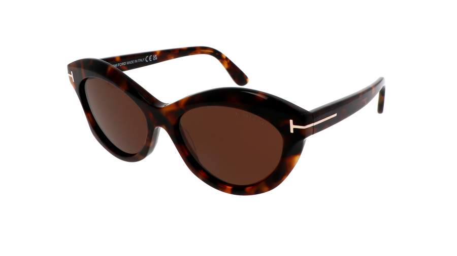 Occhiali da sole Tom Ford Toni FT1111/S 52E 55-16 Havane sombre in stock