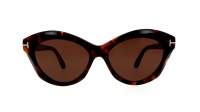 Tom Ford Toni FT1111/S 52E 55-16 Havane sombre