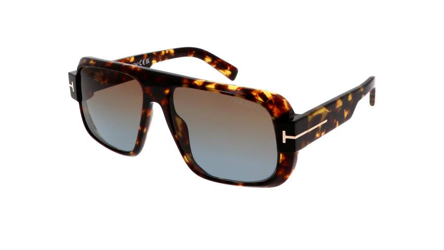 Occhiali da sole Tom Ford Turner FT1101/S 52F 58-15 Havane in stock