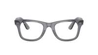 Ray-Ban Wayfarer Ease RX4340V RB4340V 8225 50-22 Transparent Gray