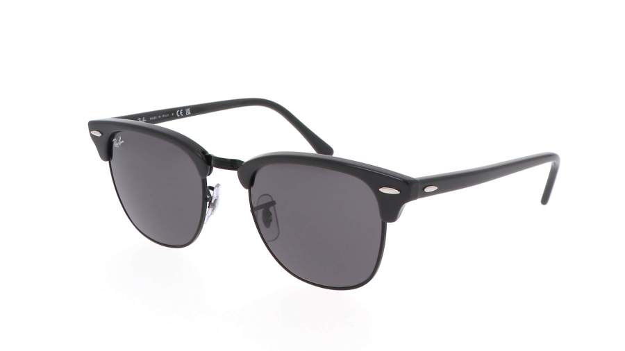Occhiali da sole Ray-Ban Clubmaster RB3016 1367/B1 55-21 Grey on black in stock