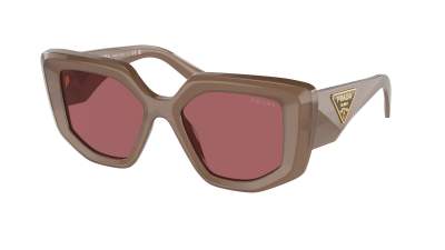 Lunettes de soleil Prada Symbole PR 14ZS 11S-08S 50 Opal Loden en stock