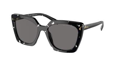 Prada PR 23ZS 15S-5Z1 54-18 Black Crystal Tortoise