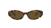 Prada Symbole PR 26ZS 14L-09Z 55-16 Honey Tortoise