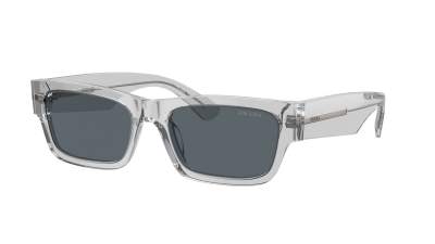 Lunettes de soleil Prada PR A03S 17P-0A9 56-19 Crystal Grey en stock