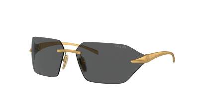 Sunglasses Prada PR A55S 15N-5S0 71-14 Satin Yellow Gold in stock