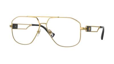 Lunettes de vue Versace VE1287 1002 59-13 Or en stock