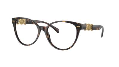 Lunettes de vue Versace VE3334 108 55-17 Havana en stock